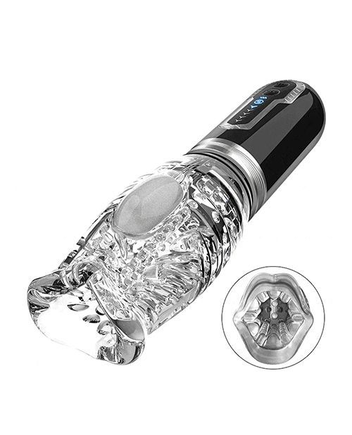 The Male Rose 3 Thrusting, Rotating &amp; Vibrating Oral Sex Masturbator