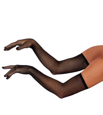 Dreamgirl Fishnet Elbow Length Gloves