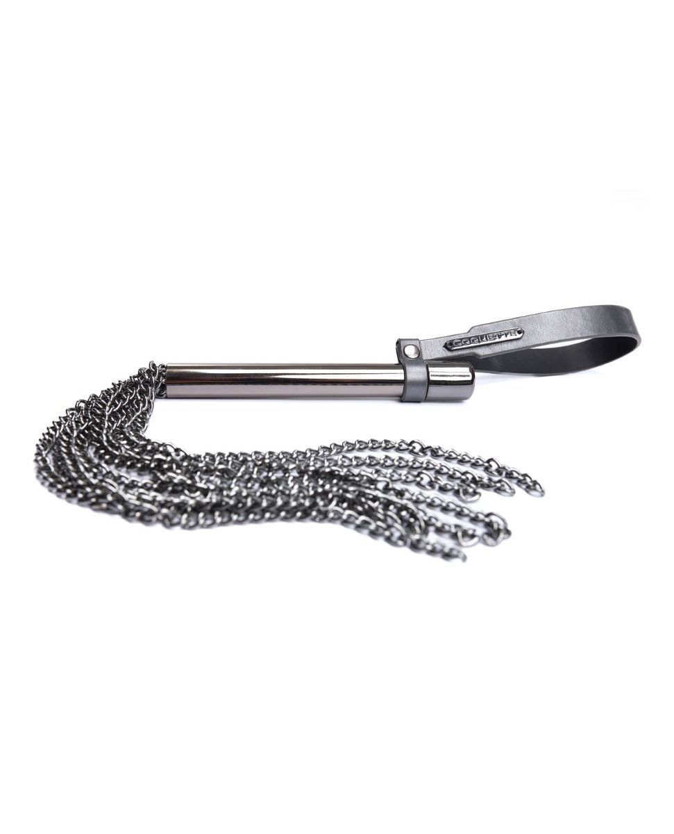 Pleasure Collection Gunmetal Glam Mini Metal Chain Whip