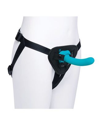 b-Vibe Every Body Strap-On Harness Set - 6" Silicone Dildo