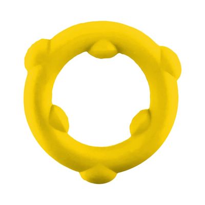 Oxballs Gearhead Spinner Single Silicone Cock Ring - Yellow