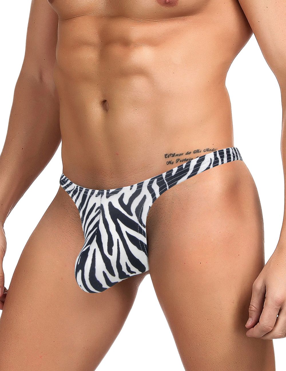 OhYeah Zebra Print Thong
