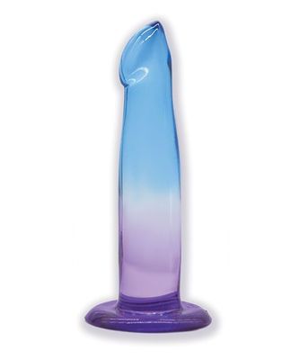 Shades 6" Suction Cup Dildo - Blue/Purple
