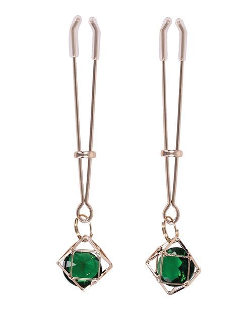 Sex &amp; Mischief Indica Crystal Nipple Clips