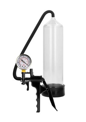 Shots Pumped Elite Beginner Pump w/PSI Gauge - Clear
