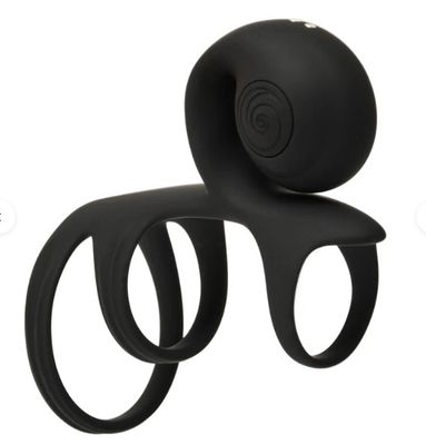 SVibe Snail Jovi Arc Couples Ring  - Noir Haze