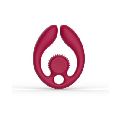 SVibe Snail Gizi Duo Couples Stimulator - Burgundy