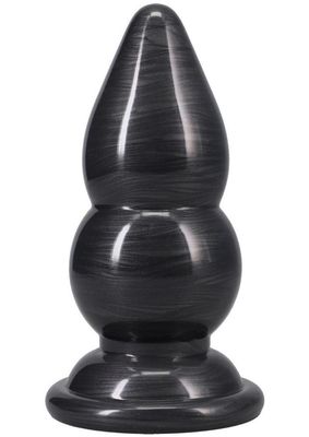 American Bombshell Double Payload Anal Plug - Gun Metal