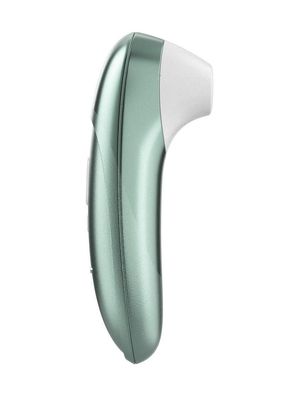 Womanizer Pleasure Air Pro Rechargeable Silicone Air Pulse Clitoral Vibrator - Sage Green