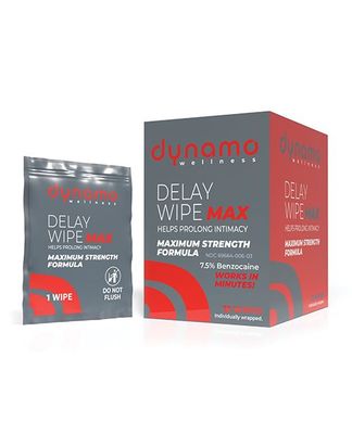 Dynamo Wellness Maximum Strength Delay Wipe 7.5% - 18 Pack