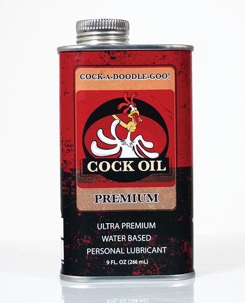 Cock Oil Water Based Lubricant - Metal Can 9 oz