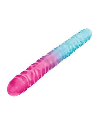 Blush B Yours 18" XX Large Double Dong Candy Papi - Multi Colors