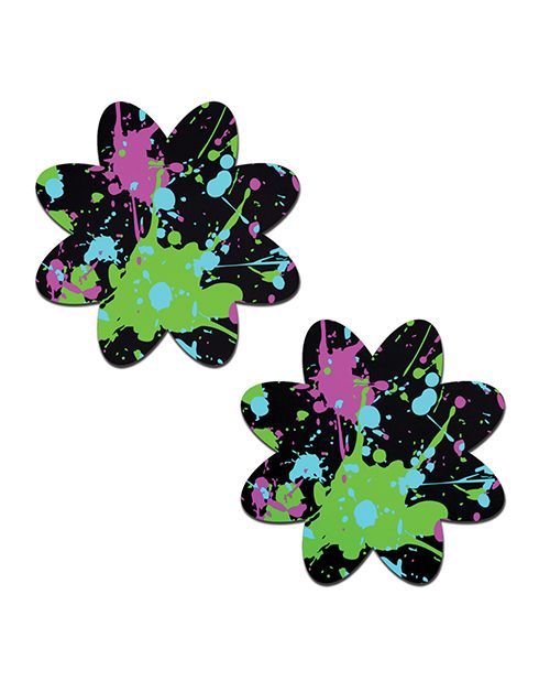 Pastease Vibrant Neon Paint Splatter Petal - Multi-Color