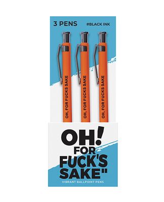 Wood Rocket Pens 3 - Pack - Oh For Fucks Sake