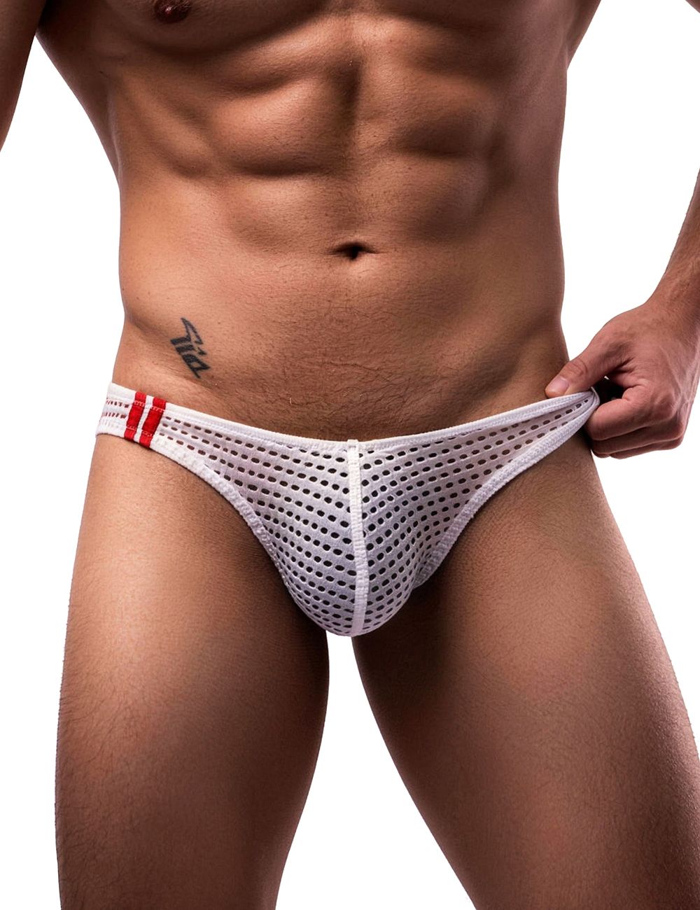 OhYeah Breathable Mesh Briefs - White