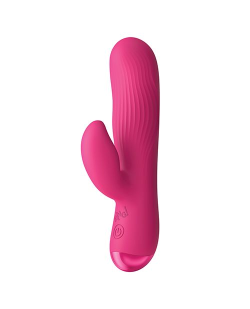 Bang! Ribbed Silicone Rabbit - Pink