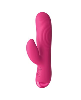Bang! Ribbed Silicone Rabbit - Pink