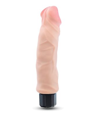 Blush Au Naturel 9" Big Easy Vibrating Realistic G-Spot Dildo