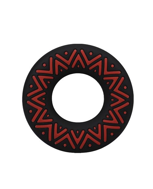 Polynesian Pleasure Hula Loops 25mm - Red/Black