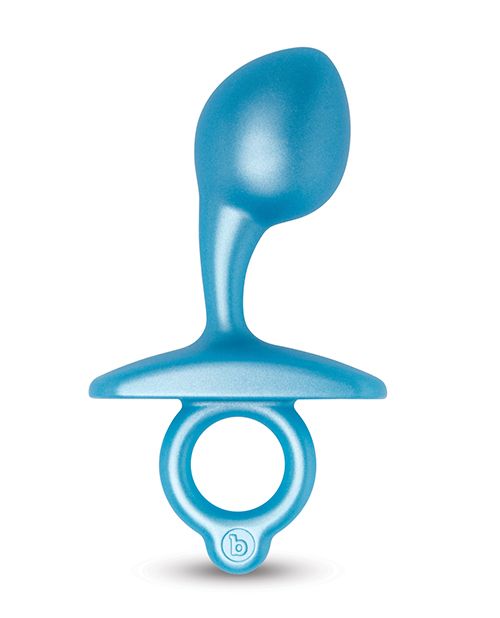 Base Plug Easy Remove b-Vibe Butties Bulb Tapered Prostate Plug - Blue