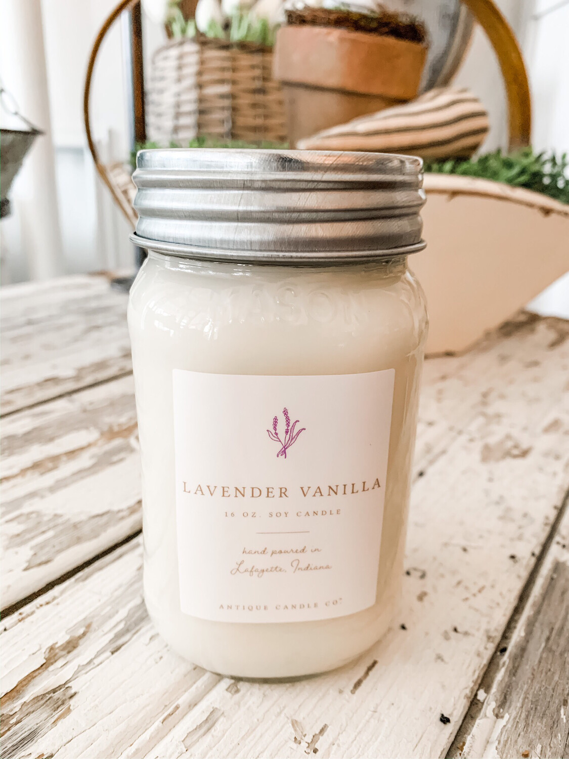 Antique Candle Co-Lavender Vanilla