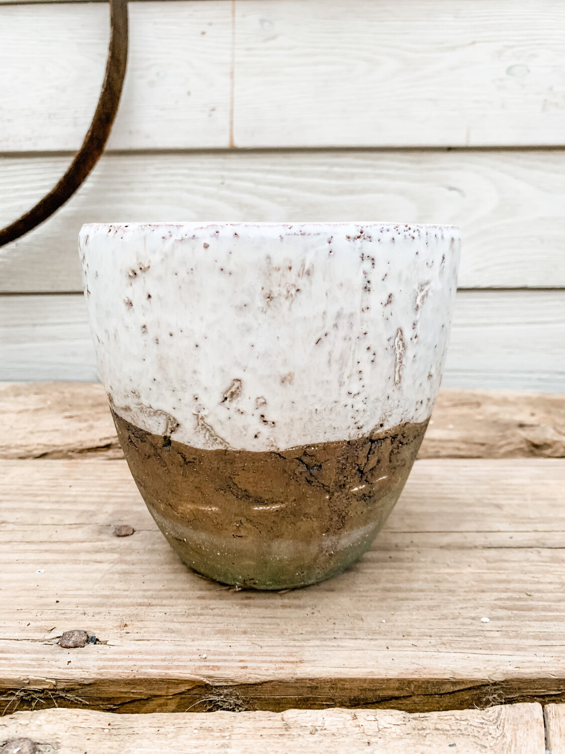 Two toned planter L