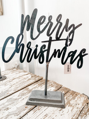 Merry Xmas Tabletop Sign
