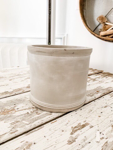 Cement Spool Planter L