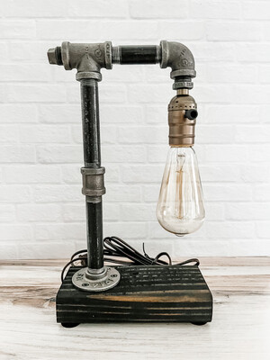 Single bulb industrial elbow Lamp