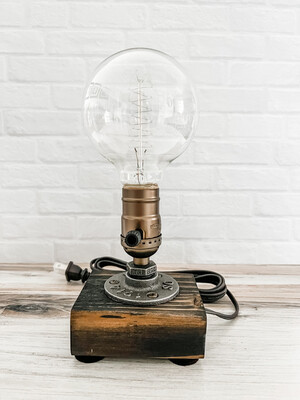 Single bulb industrial light small