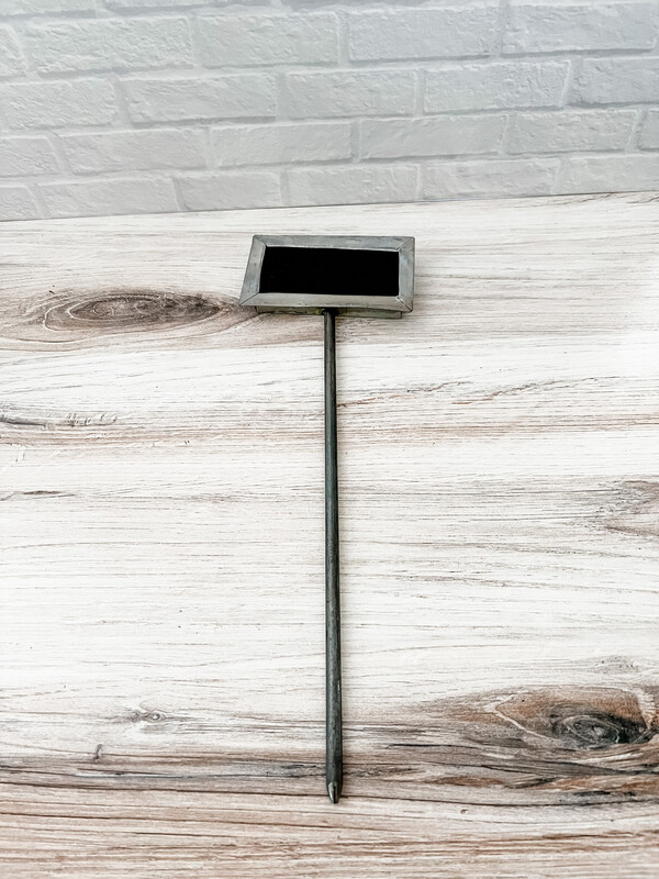 Chalkboard Garden Stake