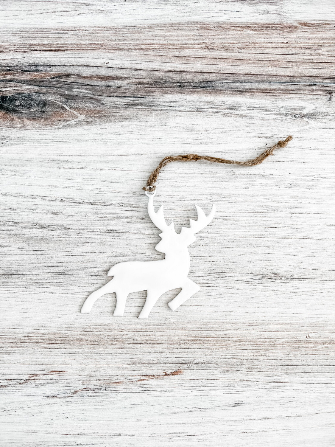 Enamel Deer Ornament