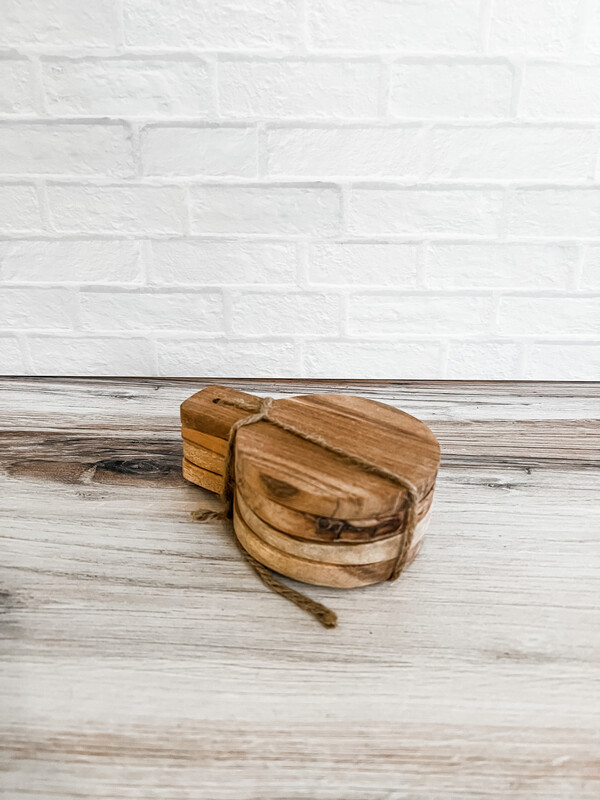 Round Wood Coasters