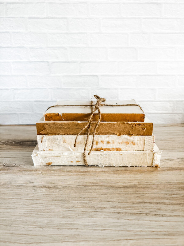 Deconstructed Book Stack