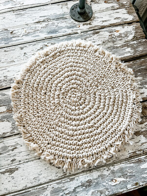 Ivory Textured Placemat