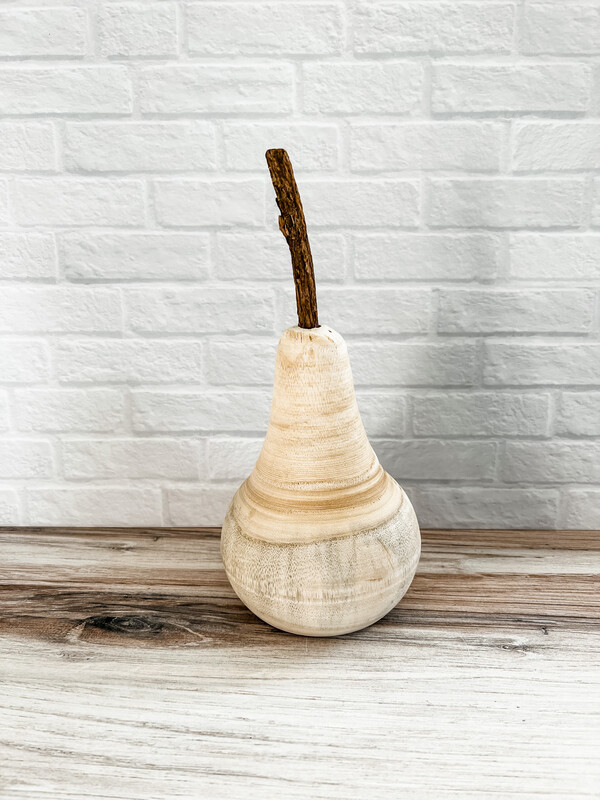 Wooden pear S