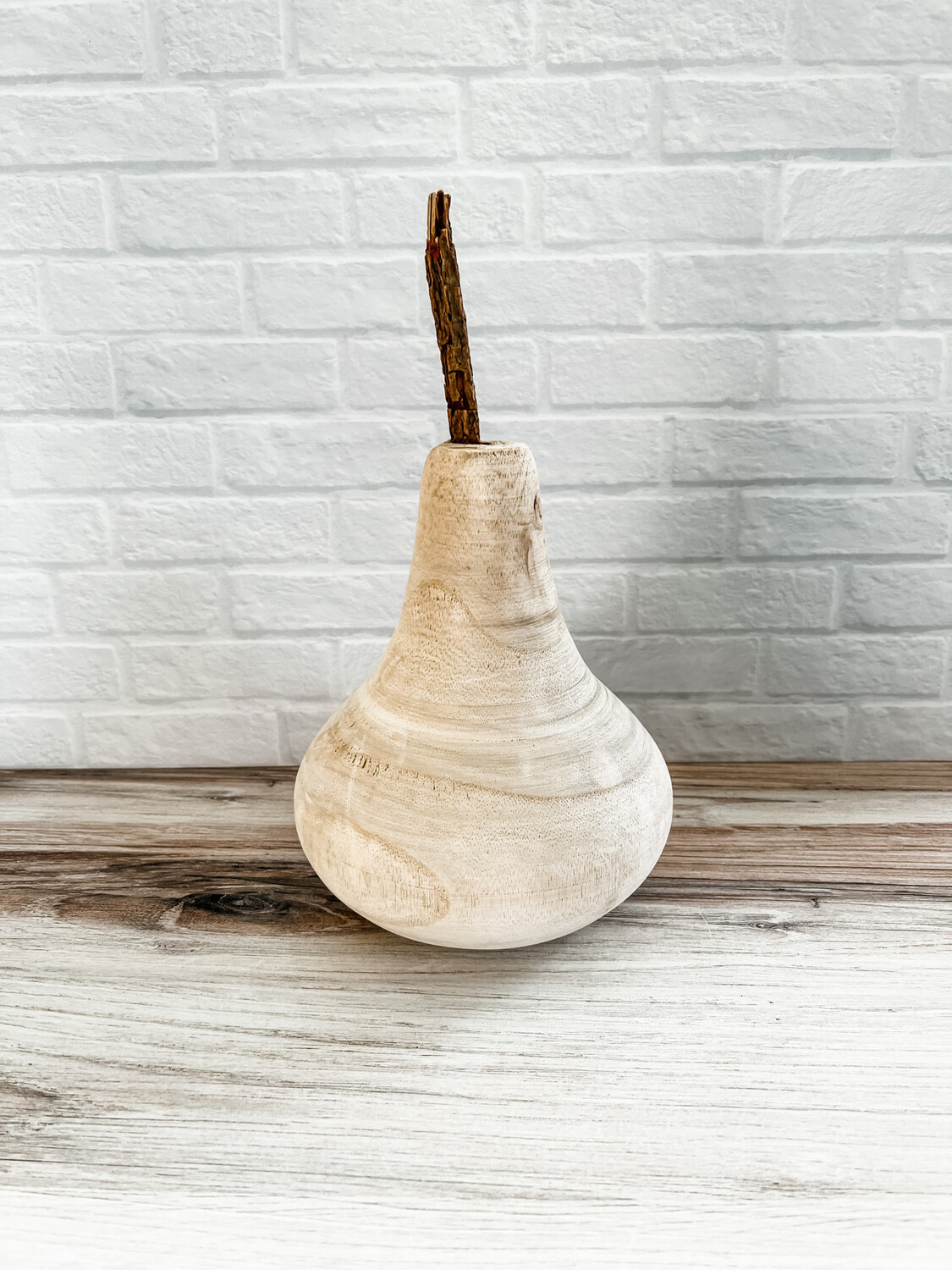 Wooden Pear L