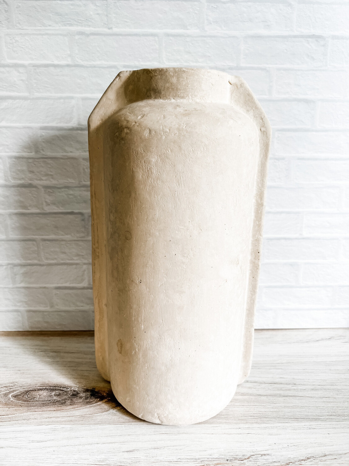 Paper Mache Geo Vase