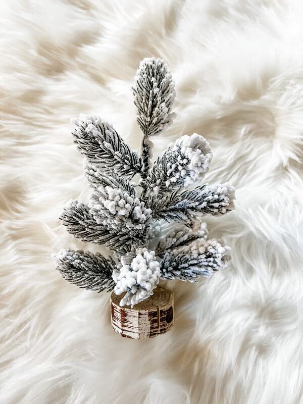 Flocked Tree S Flocked Tree S