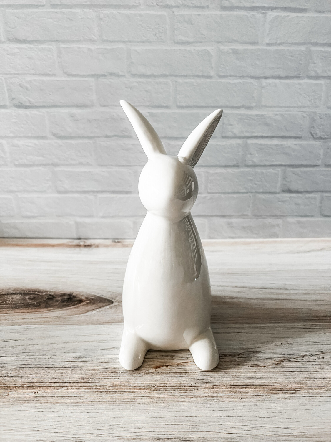 White Ceramic Bunny S