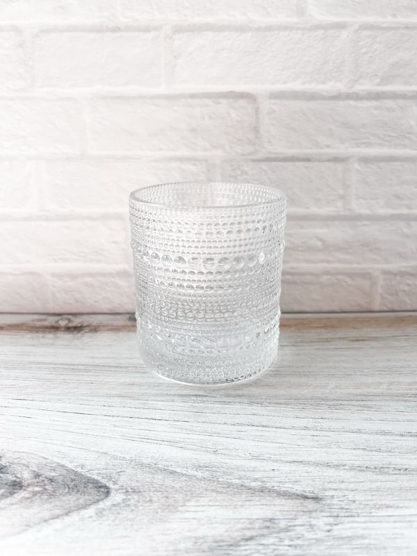 Beaded Drinking Glass