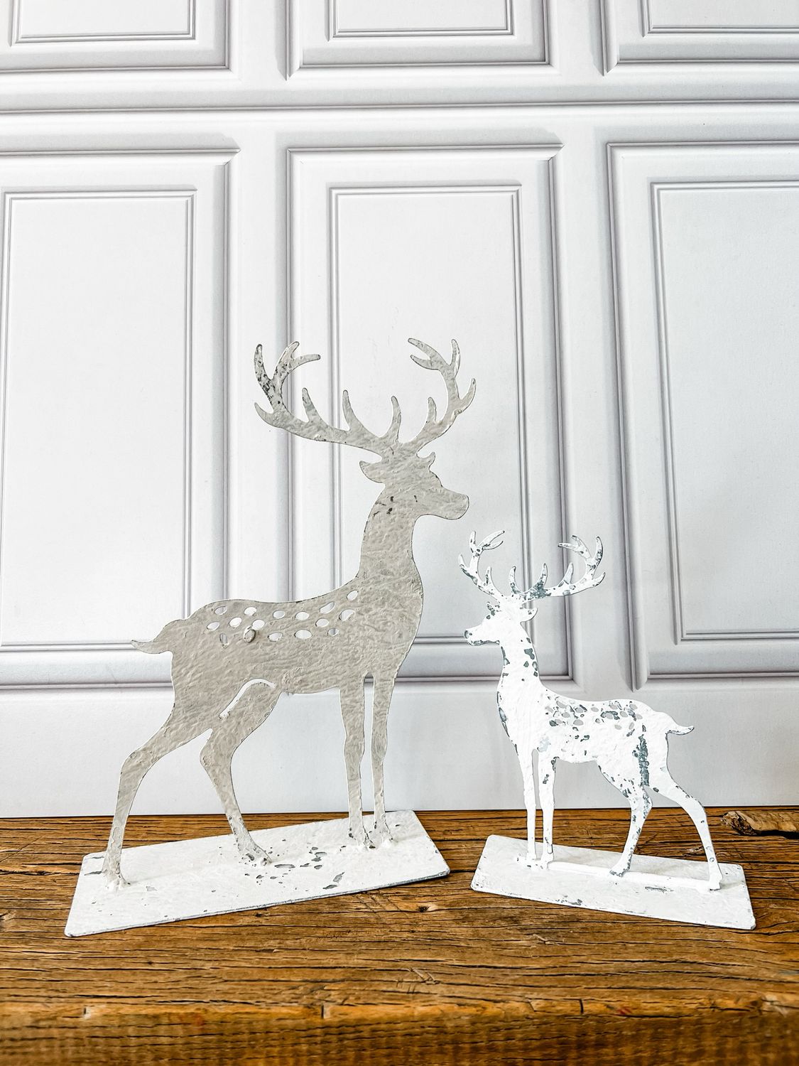 White Standing Deer