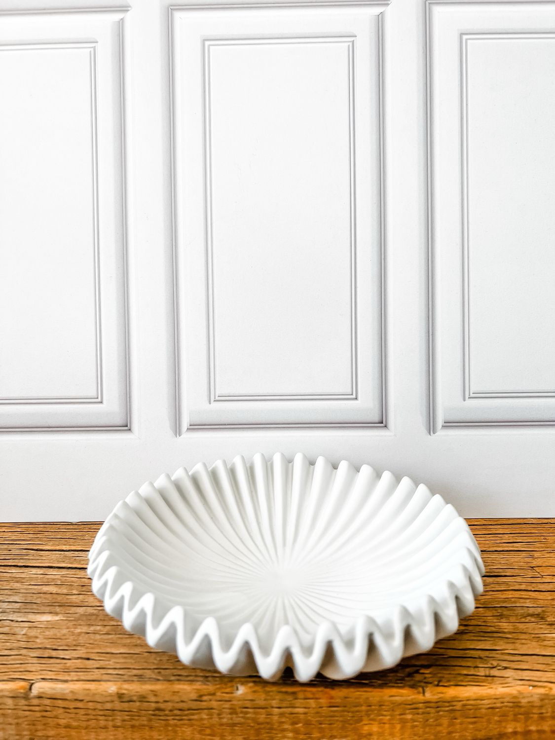 Matte White Deco Dish