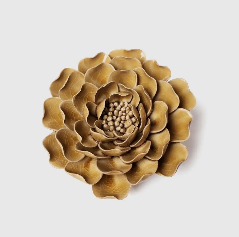 Ceramic Caramel Peony