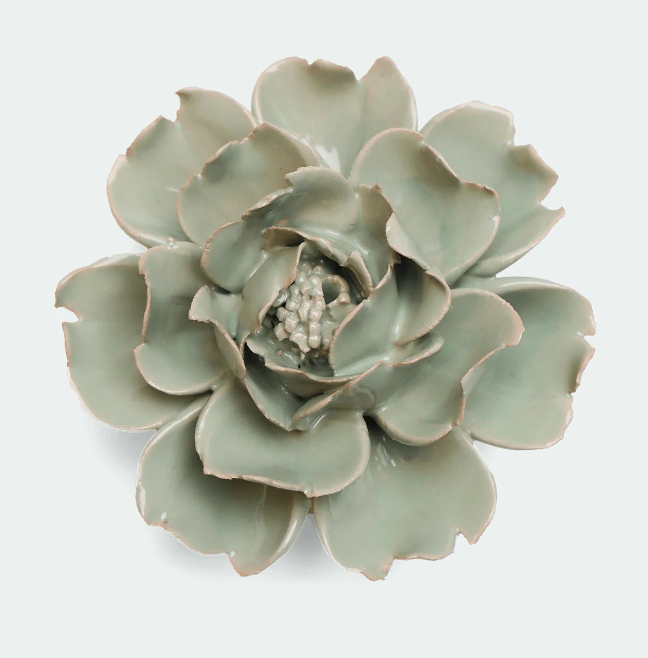 Ceramic Green Rose