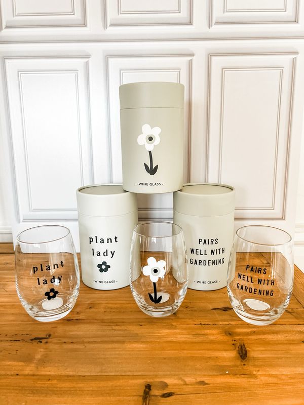 Stemless Wine Glass