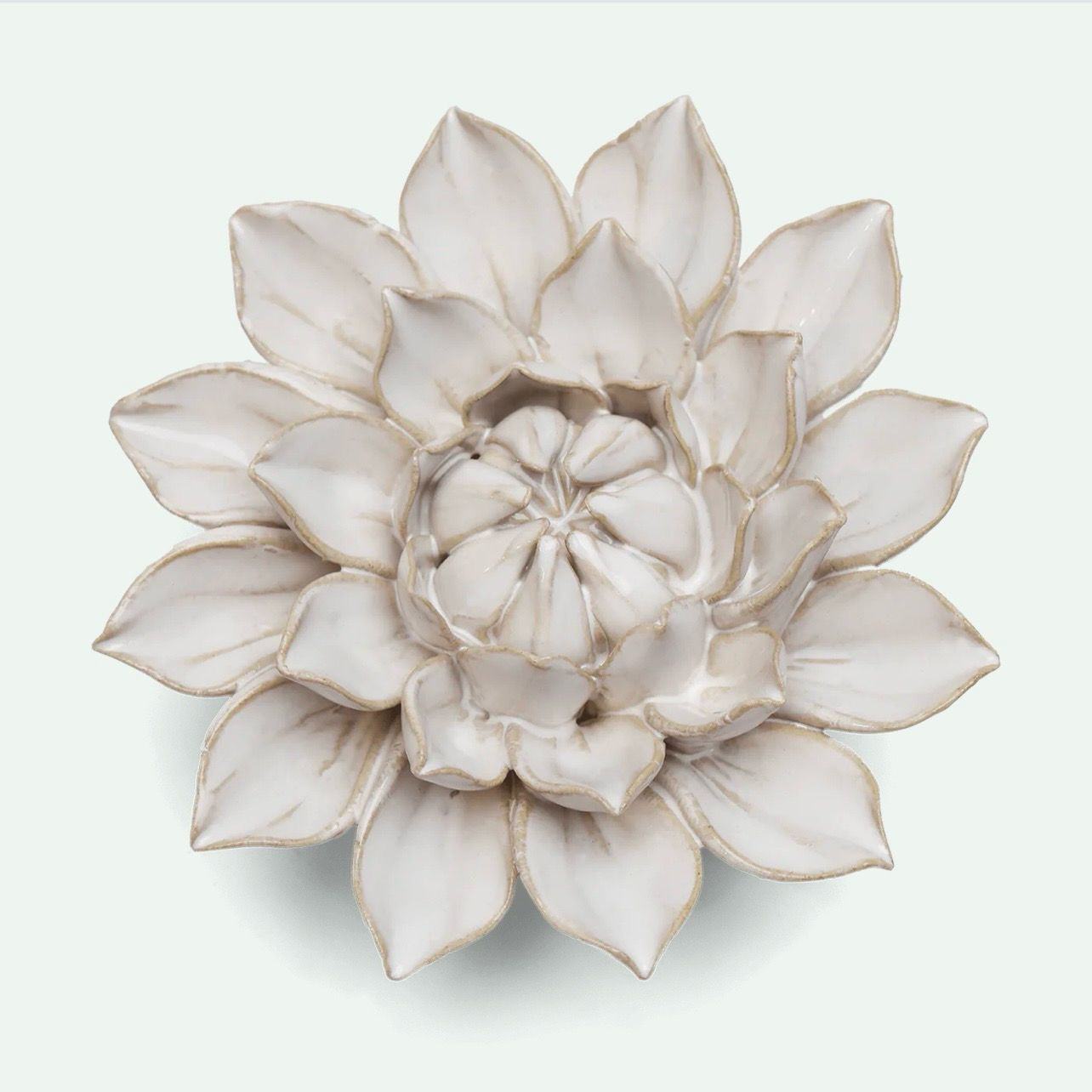 Ivory Ceramic Dahlia