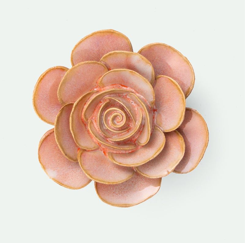 Pink Ceramic Ranunculus