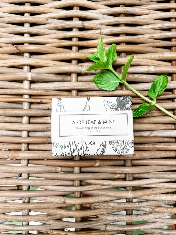 Aloe Leaf &amp; Mint Bar Soap