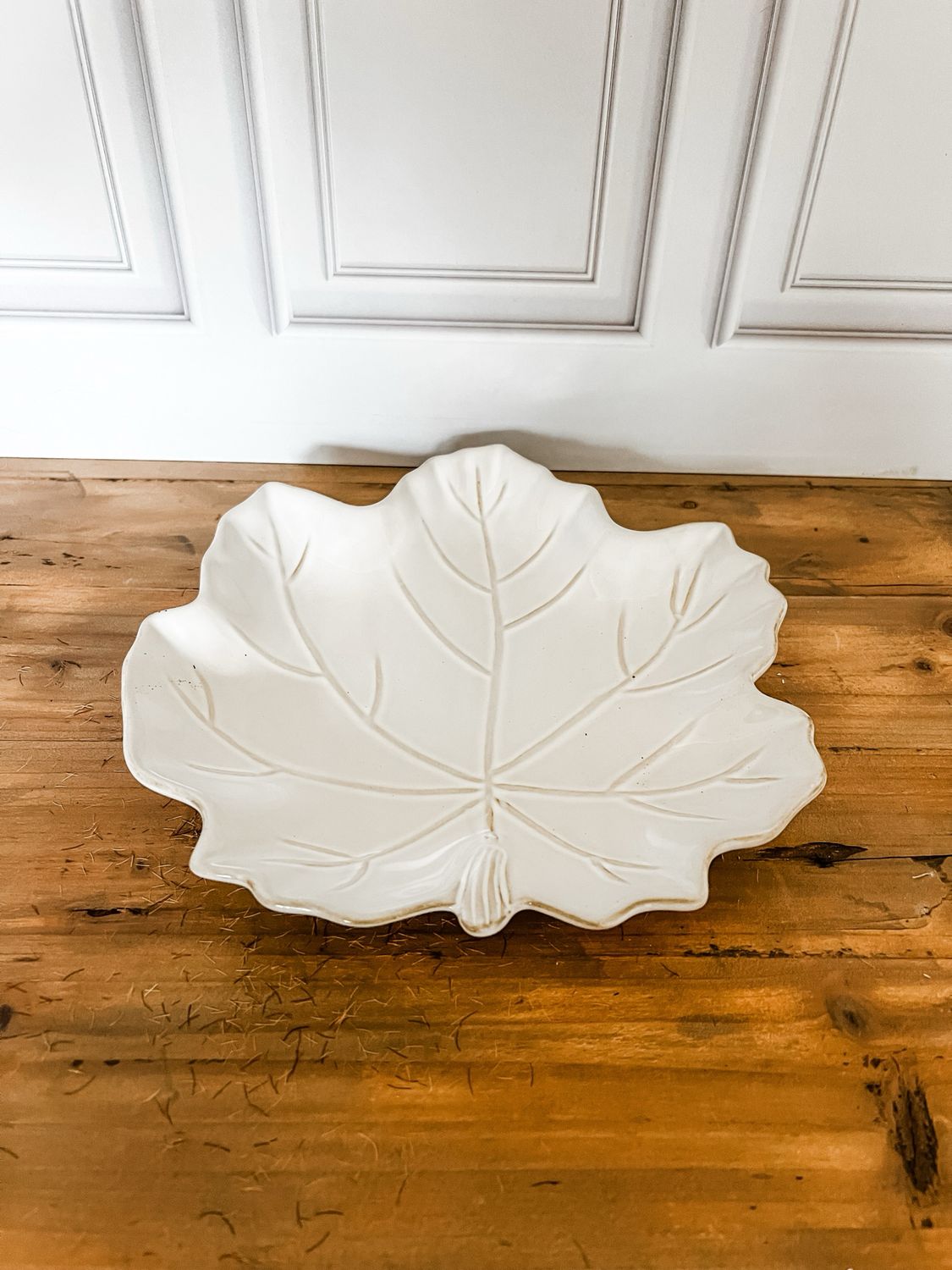 Glazed Leaf Plate